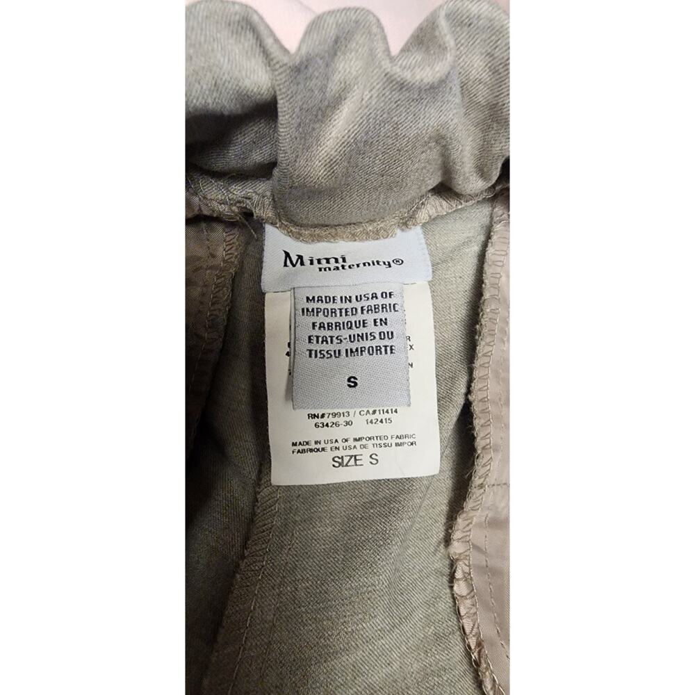 Mimi MaternityWomen's Wide Leg Beige Dress Pants Size Small - Picture 7 of 7